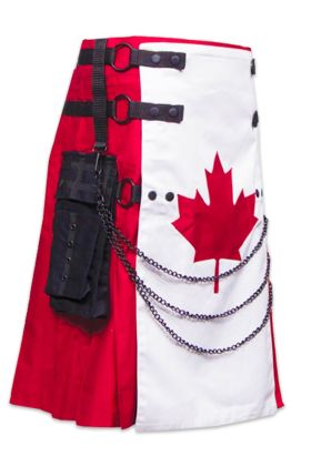 Canadian Flag Gothic Kilt